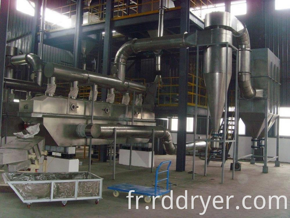 Powder Granule Vibrating Fluid Bed Dryer